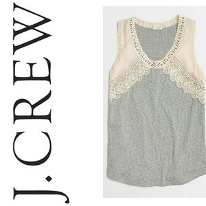 J. Crew Lace Trimmed Tank (sold out)